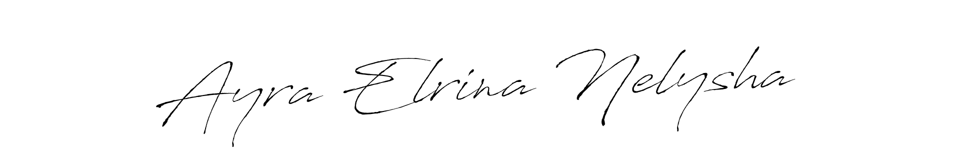 Also we have Ayra Elrina Nelysha name is the best signature style. Create professional handwritten signature collection using Antro_Vectra autograph style. Ayra Elrina Nelysha signature style 6 images and pictures png
