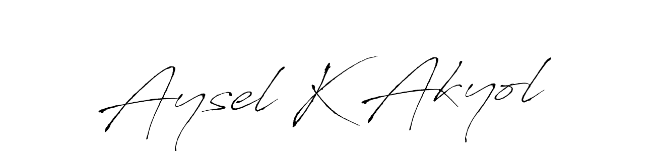 It looks lik you need a new signature style for name Aysel K Akyol. Design unique handwritten (Antro_Vectra) signature with our free signature maker in just a few clicks. Aysel K Akyol signature style 6 images and pictures png