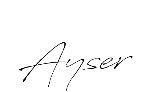 Best and Professional Signature Style for Ayser. Antro_Vectra Best Signature Style Collection. Ayser signature style 6 images and pictures png