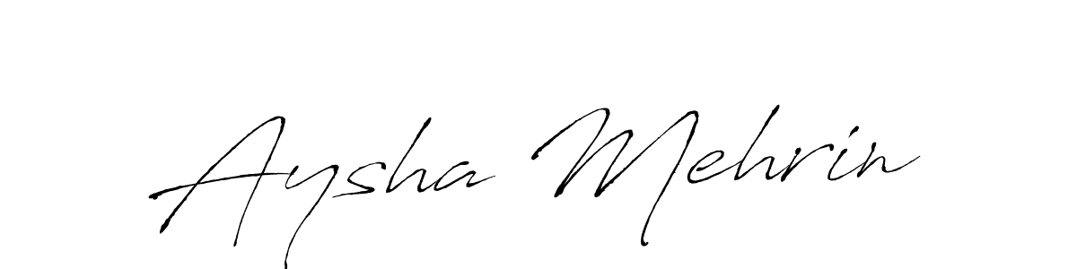 It looks lik you need a new signature style for name Aysha Mehrin. Design unique handwritten (Antro_Vectra) signature with our free signature maker in just a few clicks. Aysha Mehrin signature style 6 images and pictures png