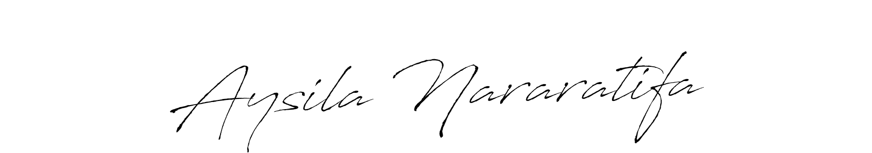 Once you've used our free online signature maker to create your best signature Antro_Vectra style, it's time to enjoy all of the benefits that Aysila Nararatifa name signing documents. Aysila Nararatifa signature style 6 images and pictures png