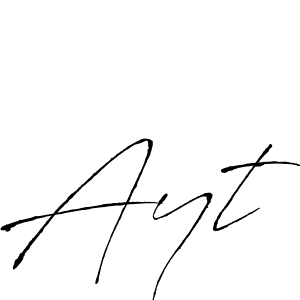 Use a signature maker to create a handwritten signature online. With this signature software, you can design (Antro_Vectra) your own signature for name Ayt. Ayt signature style 6 images and pictures png