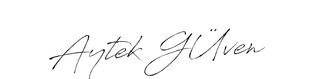 Design your own signature with our free online signature maker. With this signature software, you can create a handwritten (Antro_Vectra) signature for name Aytek GÜven. Aytek GÜven signature style 6 images and pictures png