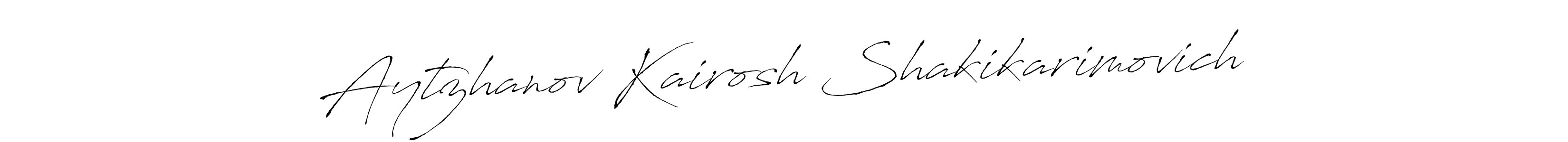 Aytzhanov Kairosh Shakikarimovich stylish signature style. Best Handwritten Sign (Antro_Vectra) for my name. Handwritten Signature Collection Ideas for my name Aytzhanov Kairosh Shakikarimovich. Aytzhanov Kairosh Shakikarimovich signature style 6 images and pictures png