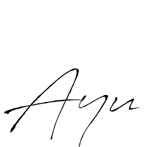 How to make Ayu name signature. Use Antro_Vectra style for creating short signs online. This is the latest handwritten sign. Ayu signature style 6 images and pictures png