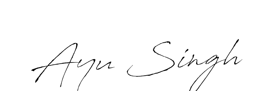 This is the best signature style for the Ayu Singh name. Also you like these signature font (Antro_Vectra). Mix name signature. Ayu Singh signature style 6 images and pictures png