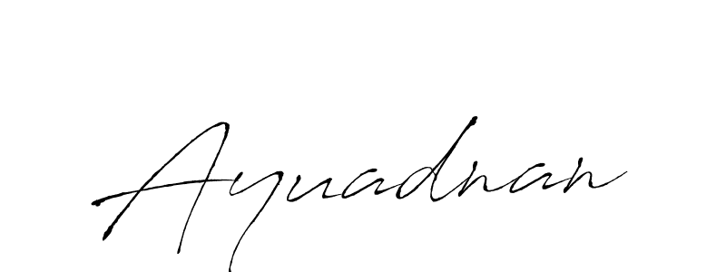 How to make Ayuadnan signature? Antro_Vectra is a professional autograph style. Create handwritten signature for Ayuadnan name. Ayuadnan signature style 6 images and pictures png