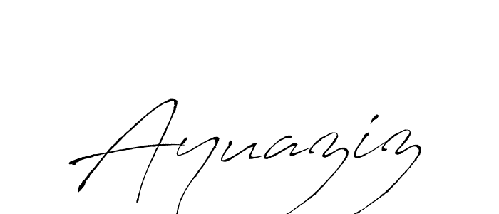 The best way (Antro_Vectra) to make a short signature is to pick only two or three words in your name. The name Ayuaziz include a total of six letters. For converting this name. Ayuaziz signature style 6 images and pictures png