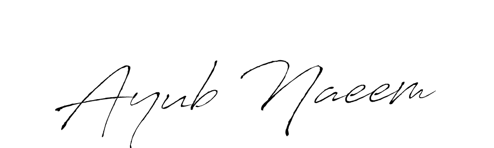 It looks lik you need a new signature style for name Ayub Naeem. Design unique handwritten (Antro_Vectra) signature with our free signature maker in just a few clicks. Ayub Naeem signature style 6 images and pictures png