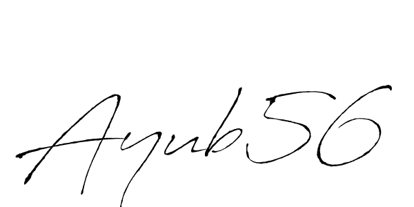 How to make Ayub56 signature? Antro_Vectra is a professional autograph style. Create handwritten signature for Ayub56 name. Ayub56 signature style 6 images and pictures png