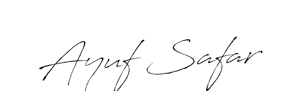 Also we have Ayuf Safar name is the best signature style. Create professional handwritten signature collection using Antro_Vectra autograph style. Ayuf Safar signature style 6 images and pictures png