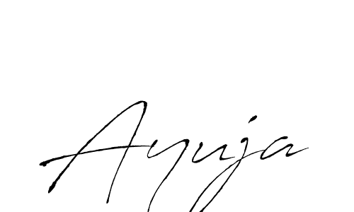 Ayuja stylish signature style. Best Handwritten Sign (Antro_Vectra) for my name. Handwritten Signature Collection Ideas for my name Ayuja. Ayuja signature style 6 images and pictures png