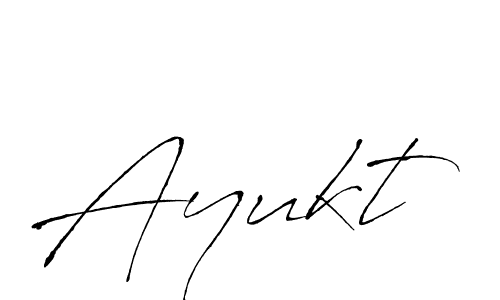 How to make Ayukt signature? Antro_Vectra is a professional autograph style. Create handwritten signature for Ayukt name. Ayukt signature style 6 images and pictures png