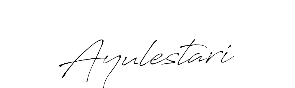 How to make Ayulestari name signature. Use Antro_Vectra style for creating short signs online. This is the latest handwritten sign. Ayulestari signature style 6 images and pictures png