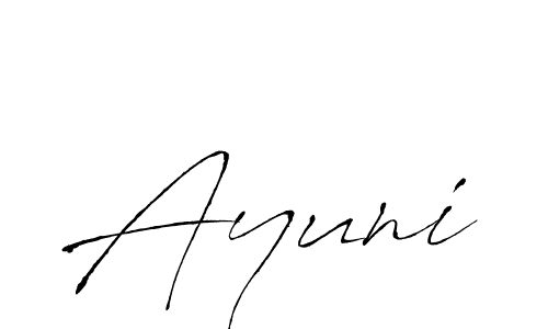 Here are the top 10 professional signature styles for the name Ayuni. These are the best autograph styles you can use for your name. Ayuni signature style 6 images and pictures png