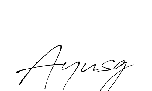 Make a beautiful signature design for name Ayusg. With this signature (Antro_Vectra) style, you can create a handwritten signature for free. Ayusg signature style 6 images and pictures png