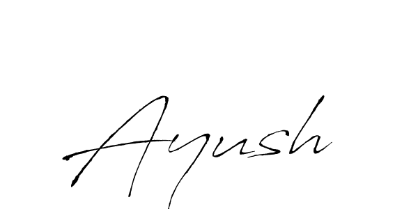 Use a signature maker to create a handwritten signature online. With this signature software, you can design (Antro_Vectra) your own signature for name Ayush . Ayush  signature style 6 images and pictures png