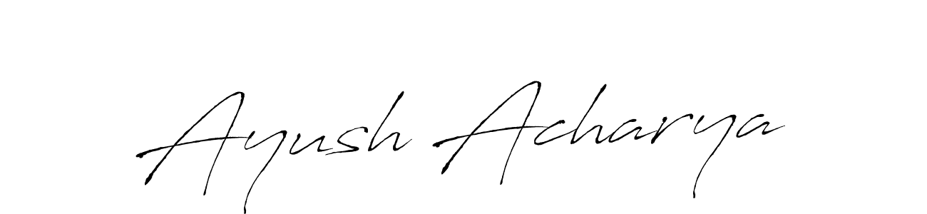 Use a signature maker to create a handwritten signature online. With this signature software, you can design (Antro_Vectra) your own signature for name Ayush Acharya. Ayush Acharya signature style 6 images and pictures png