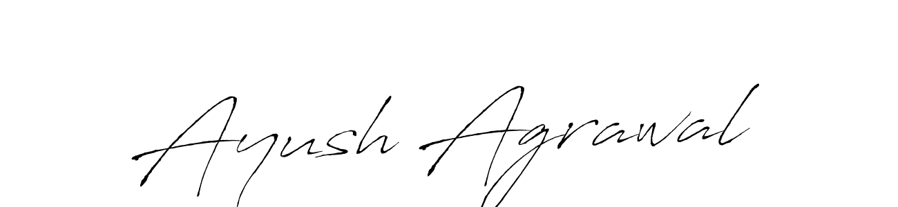 Ayush Agrawal stylish signature style. Best Handwritten Sign (Antro_Vectra) for my name. Handwritten Signature Collection Ideas for my name Ayush Agrawal. Ayush Agrawal signature style 6 images and pictures png