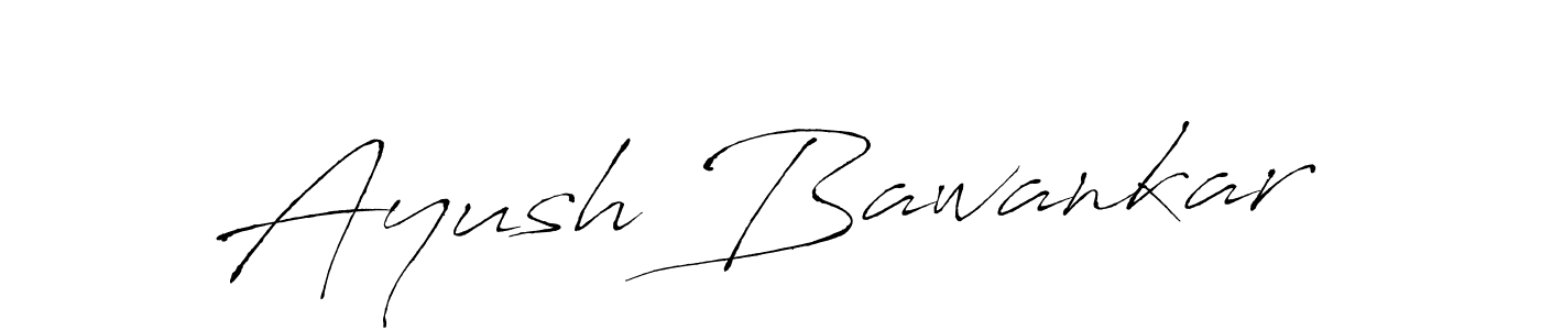 Use a signature maker to create a handwritten signature online. With this signature software, you can design (Antro_Vectra) your own signature for name Ayush Bawankar. Ayush Bawankar signature style 6 images and pictures png