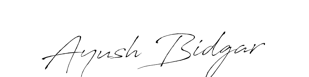 Once you've used our free online signature maker to create your best signature Antro_Vectra style, it's time to enjoy all of the benefits that Ayush Bidgar name signing documents. Ayush Bidgar signature style 6 images and pictures png