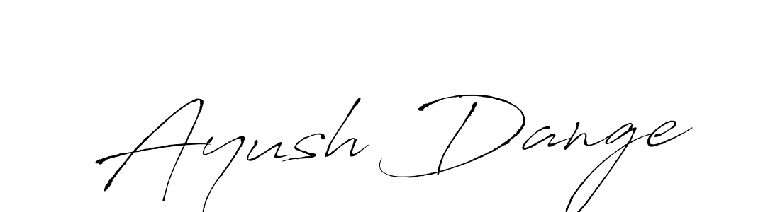 Antro_Vectra is a professional signature style that is perfect for those who want to add a touch of class to their signature. It is also a great choice for those who want to make their signature more unique. Get Ayush Dange name to fancy signature for free. Ayush Dange signature style 6 images and pictures png