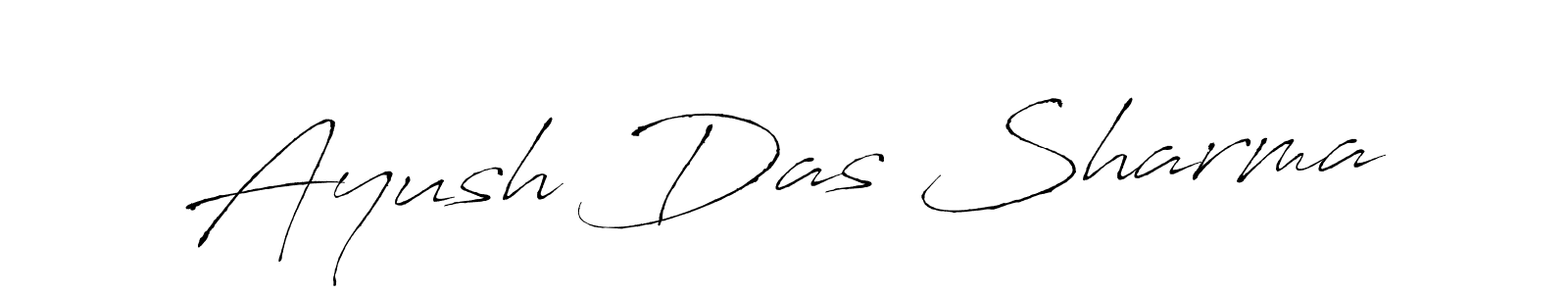 Create a beautiful signature design for name Ayush Das Sharma. With this signature (Antro_Vectra) fonts, you can make a handwritten signature for free. Ayush Das Sharma signature style 6 images and pictures png