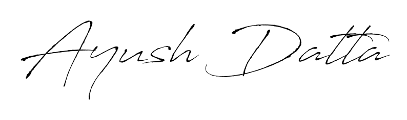 Stand out with a creative autograph for Ayush Datta. The Antro_Vectra styling blends modern aesthetics with classic signature flourishes. Ayush Datta signature style 6 images and pictures png