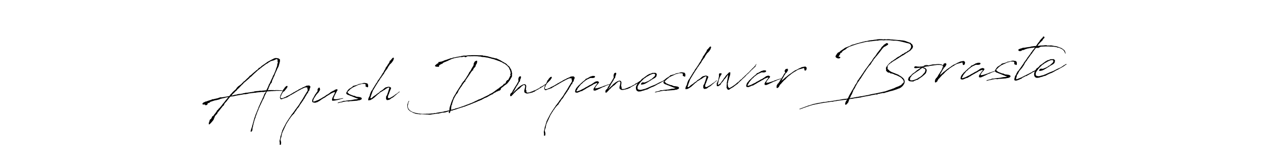 It looks lik you need a new signature style for name Ayush Dnyaneshwar Boraste. Design unique handwritten (Antro_Vectra) signature with our free signature maker in just a few clicks. Ayush Dnyaneshwar Boraste signature style 6 images and pictures png