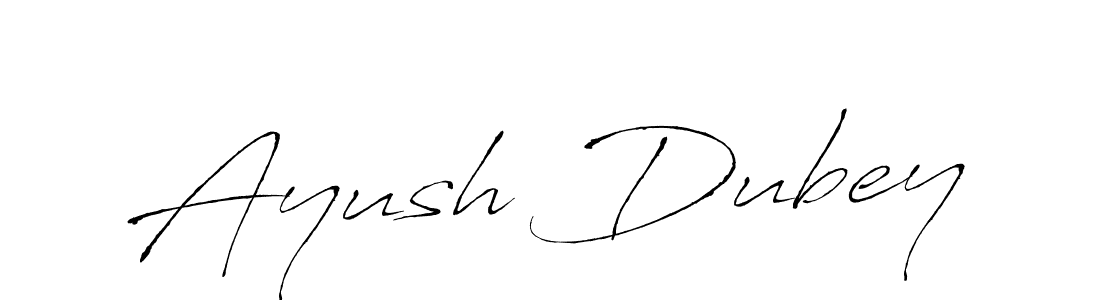 Create a beautiful signature design for name Ayush Dubey. With this signature (Antro_Vectra) fonts, you can make a handwritten signature for free. Ayush Dubey signature style 6 images and pictures png