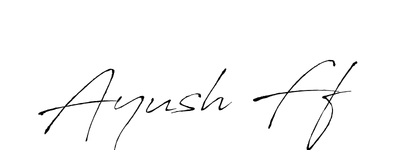 Similarly Antro_Vectra is the best handwritten signature design. Signature creator online .You can use it as an online autograph creator for name Ayush Ff. Ayush Ff signature style 6 images and pictures png