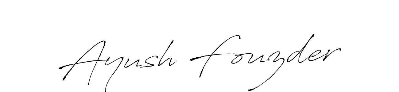 Here are the top 10 professional signature styles for the name Ayush Fouzder. These are the best autograph styles you can use for your name. Ayush Fouzder signature style 6 images and pictures png
