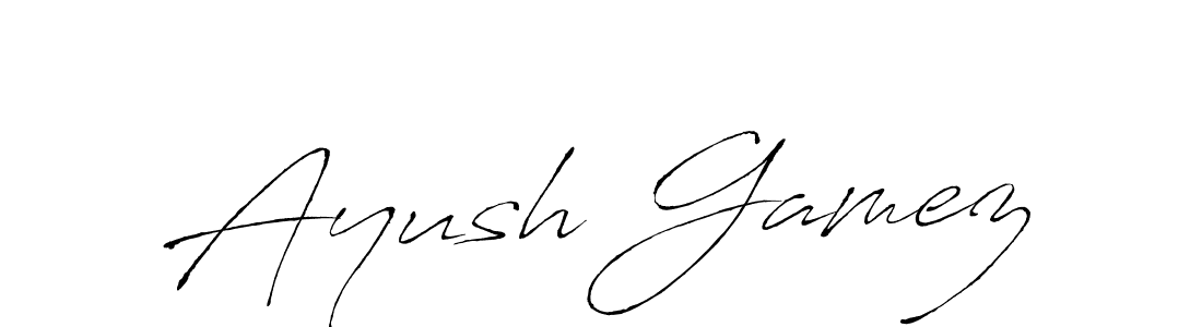 Here are the top 10 professional signature styles for the name Ayush Gamez. These are the best autograph styles you can use for your name. Ayush Gamez signature style 6 images and pictures png