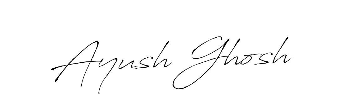 Antro_Vectra is a professional signature style that is perfect for those who want to add a touch of class to their signature. It is also a great choice for those who want to make their signature more unique. Get Ayush Ghosh name to fancy signature for free. Ayush Ghosh signature style 6 images and pictures png