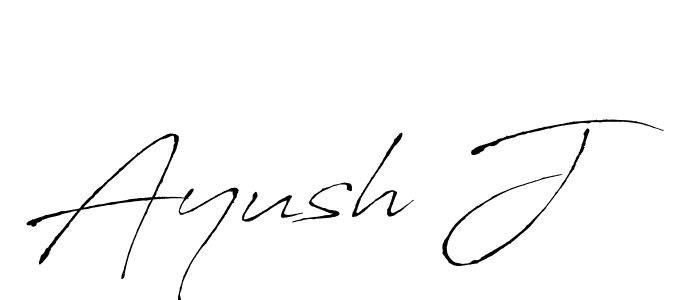 Best and Professional Signature Style for Ayush J. Antro_Vectra Best Signature Style Collection. Ayush J signature style 6 images and pictures png