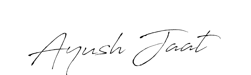 Ayush Jaat stylish signature style. Best Handwritten Sign (Antro_Vectra) for my name. Handwritten Signature Collection Ideas for my name Ayush Jaat. Ayush Jaat signature style 6 images and pictures png