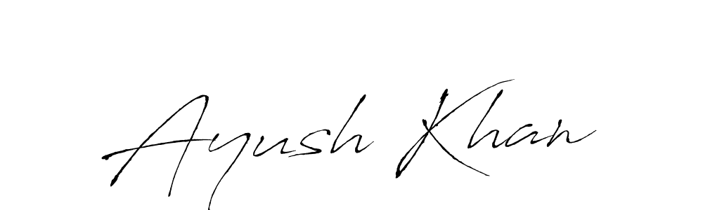 You should practise on your own different ways (Antro_Vectra) to write your name (Ayush Khan) in signature. don't let someone else do it for you. Ayush Khan signature style 6 images and pictures png