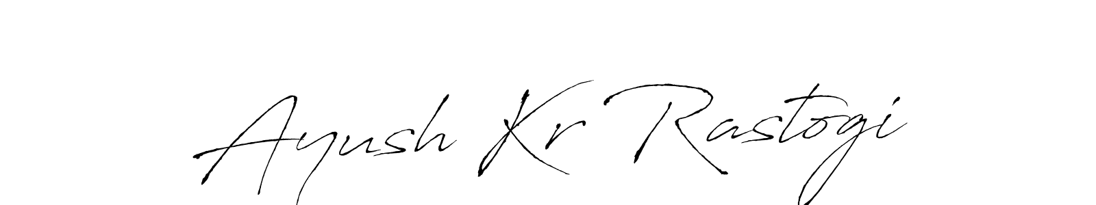 Make a beautiful signature design for name Ayush Kr Rastogi. Use this online signature maker to create a handwritten signature for free. Ayush Kr Rastogi signature style 6 images and pictures png