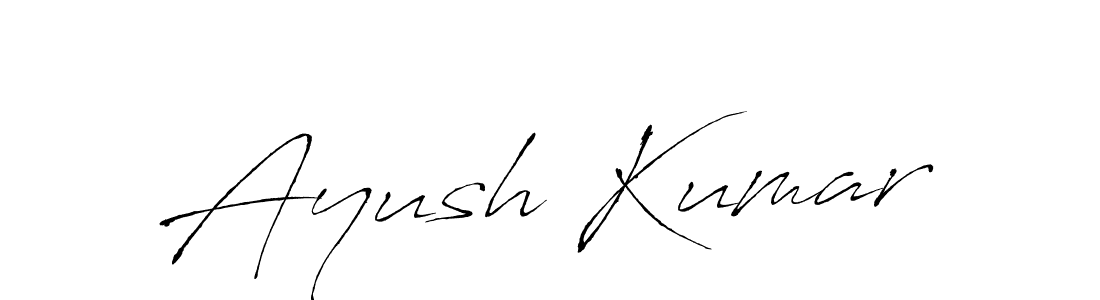 Design your own signature with our free online signature maker. With this signature software, you can create a handwritten (Antro_Vectra) signature for name Ayush Kumar. Ayush Kumar signature style 6 images and pictures png