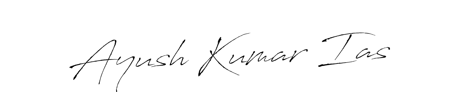 Design your own signature with our free online signature maker. With this signature software, you can create a handwritten (Antro_Vectra) signature for name Ayush Kumar Ias. Ayush Kumar Ias signature style 6 images and pictures png