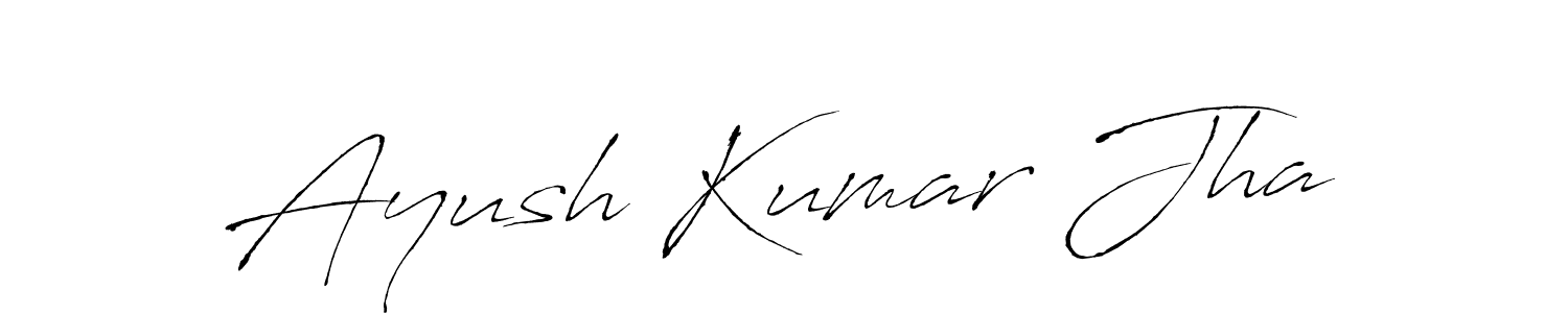 It looks lik you need a new signature style for name Ayush Kumar Jha. Design unique handwritten (Antro_Vectra) signature with our free signature maker in just a few clicks. Ayush Kumar Jha signature style 6 images and pictures png
