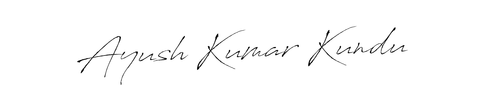 Antro_Vectra is a professional signature style that is perfect for those who want to add a touch of class to their signature. It is also a great choice for those who want to make their signature more unique. Get Ayush Kumar Kundu name to fancy signature for free. Ayush Kumar Kundu signature style 6 images and pictures png