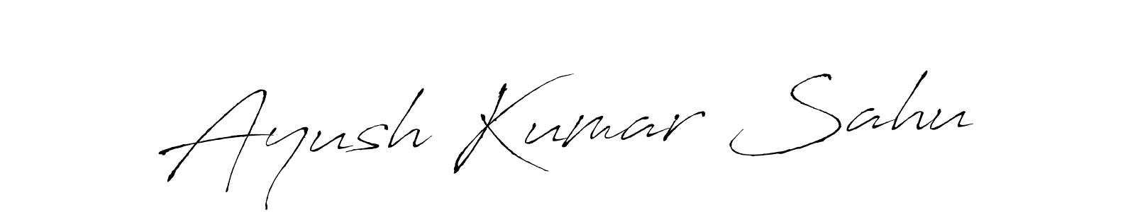 Also we have Ayush Kumar Sahu name is the best signature style. Create professional handwritten signature collection using Antro_Vectra autograph style. Ayush Kumar Sahu signature style 6 images and pictures png