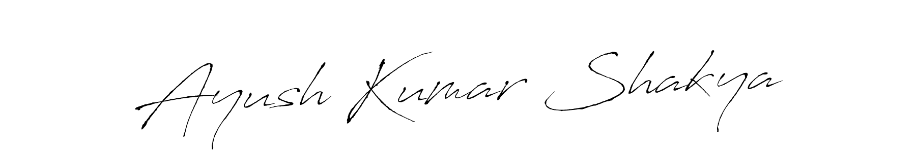 Design your own signature with our free online signature maker. With this signature software, you can create a handwritten (Antro_Vectra) signature for name Ayush Kumar Shakya. Ayush Kumar Shakya signature style 6 images and pictures png