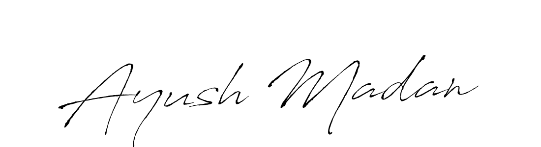 Antro_Vectra is a professional signature style that is perfect for those who want to add a touch of class to their signature. It is also a great choice for those who want to make their signature more unique. Get Ayush Madan name to fancy signature for free. Ayush Madan signature style 6 images and pictures png