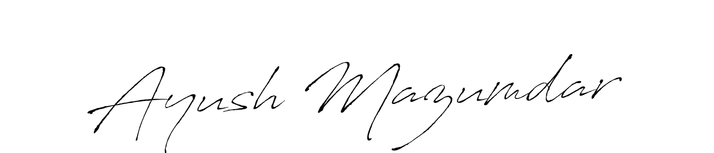 Use a signature maker to create a handwritten signature online. With this signature software, you can design (Antro_Vectra) your own signature for name Ayush Mazumdar. Ayush Mazumdar signature style 6 images and pictures png