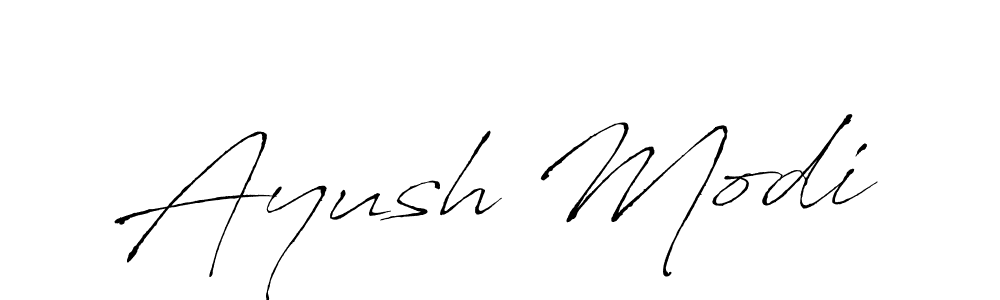 Use a signature maker to create a handwritten signature online. With this signature software, you can design (Antro_Vectra) your own signature for name Ayush Modi. Ayush Modi signature style 6 images and pictures png