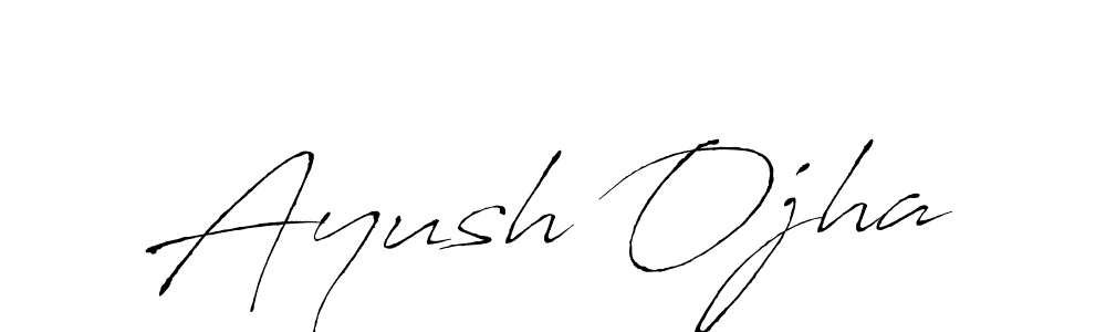 Use a signature maker to create a handwritten signature online. With this signature software, you can design (Antro_Vectra) your own signature for name Ayush Ojha. Ayush Ojha signature style 6 images and pictures png