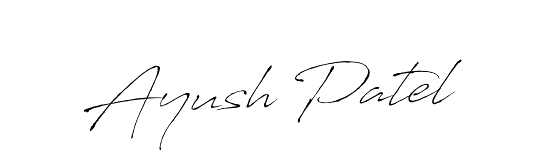 It looks lik you need a new signature style for name Ayush Patel. Design unique handwritten (Antro_Vectra) signature with our free signature maker in just a few clicks. Ayush Patel signature style 6 images and pictures png