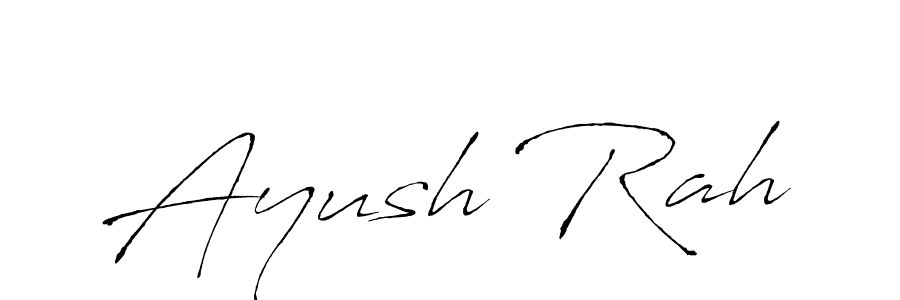 How to make Ayush Rah signature? Antro_Vectra is a professional autograph style. Create handwritten signature for Ayush Rah name. Ayush Rah signature style 6 images and pictures png